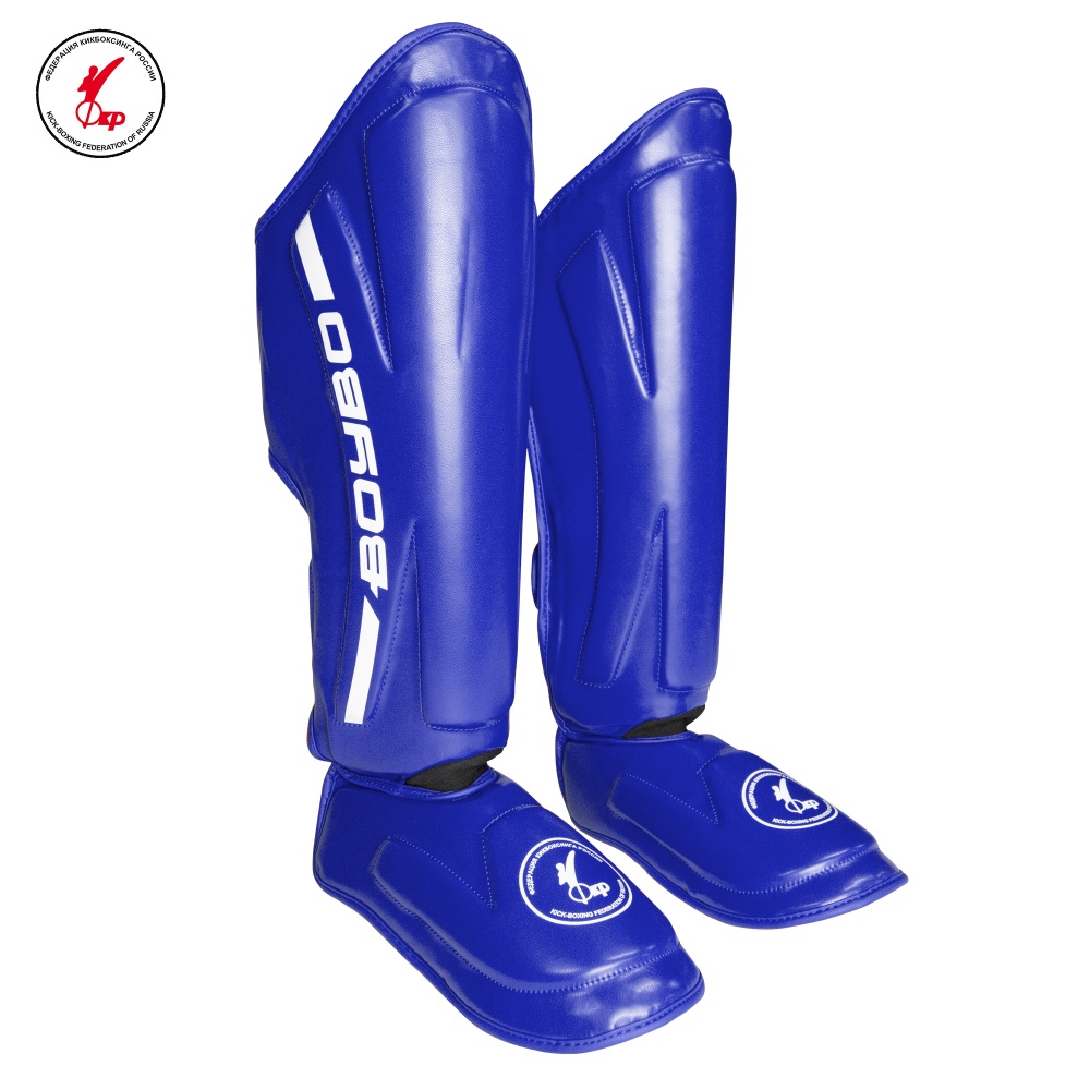 Защита голеностопа BOYBO KNOCK OUT, IK-34 (ОДОБРЕНО ФКР), синий