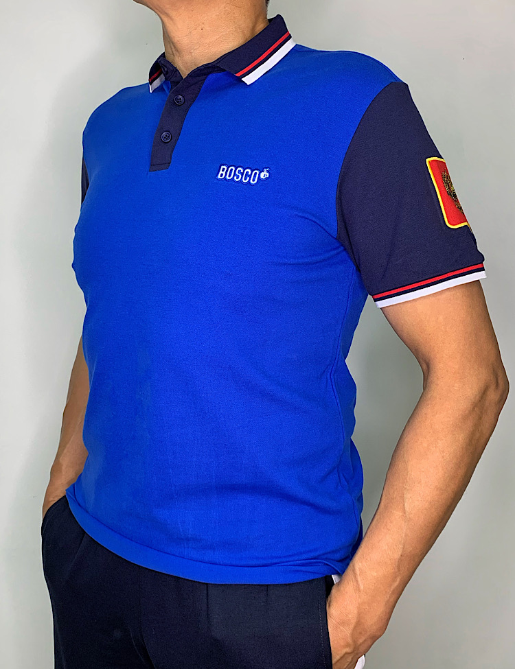 6059 Поло спортивное с логотипом Russia