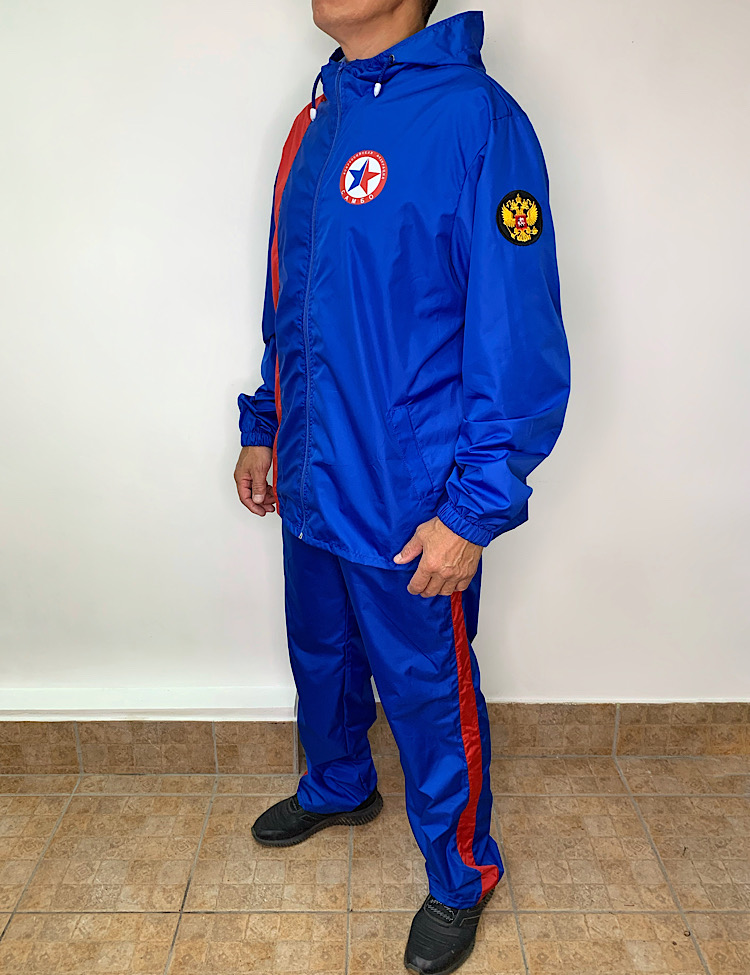 Ветрозащитный костюм с логотипом ВФС RUSSIA (б/подклада)