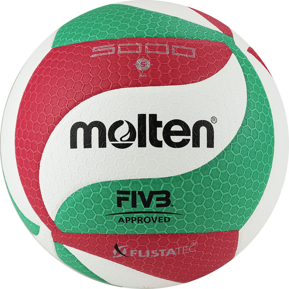 Мяч волейбольный Molten (Молтен) FIVB Original V5 M5000, размер 5, спортивный профессиональный