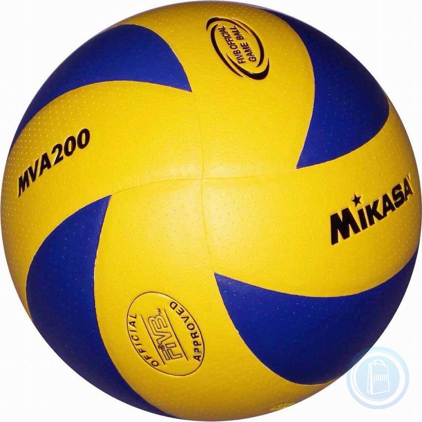 Мяч волейбольный Mikasa MVA200, размер 5, спортивный тренировочный