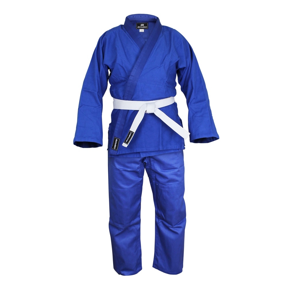 Кимоно для дзюдо BOYBO синее (куртка 650-670гр/м2, брюки 330-350гр/м2)