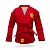 Куртка модель "КРЕПЫШ" для САМБО облегченная с поясом, красная 