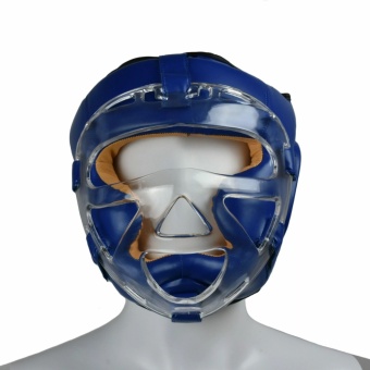 Шлем с защитной маской  ULI-5009 (FLEX), синий